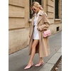 image:imageMostrin Kitten Heels for Women Pointed Closed Toe Heels Low Pumps Shoes for Party Work OfficeLight Pink