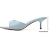 image:imageMostrin Kitten Heels for Women Pointed Toe Vintage Mules Heels Sexy Slip on Stiletto Backless Sandals for Party Wedding DailyBlue