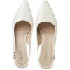 image:imageMostrin Kitten Heels for Women Slingback Pointed Closed Toe Heels Womens Pumps Shoes for Wedding Party CommutingCreamwhite13