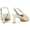 image:imageMostrin Kitten Heels for Women Slingback Pointed Closed Toe Heels Womens Pumps Shoes for Wedding Party CommutingCreamwhite13