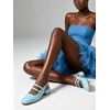 image:imageMostrin Mary Jane Shoes Women Slingback Chunky Low Heels for Women Closed Rounded Toe Ankle Strap Pumps Daily Wedding Party Dress ShoesBlue