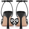 image:imageMostrin Strappy Heels for Women Lace Up Ankle Strap Round Open Toe Stiletto Heels Womens Heeled Sandals for Prom Party DailyBlack