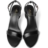image:imageMostrin Strappy Heels for Women Lace Up Ankle Strap Round Open Toe Stiletto Heels Womens Heeled Sandals for Prom Party DailyBlack08