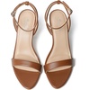 image:imageMostrin Strappy Heels for Women Lace Up Ankle Strap Round Open Toe Stiletto Heels Womens Heeled Sandals for Prom Party DailyBrown 06