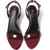 image:imageMostrin Strappy Heels for Women Lace Up Ankle Strap Round Open Toe Stiletto Heels Womens Heeled Sandals for Prom Party DailyBurgundy 06