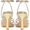 image:imageMostrin Strappy Heels for Women Lace Up Ankle Strap Round Open Toe Stiletto Heels Womens Heeled Sandals for Prom Party DailyGold