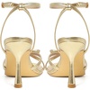 image:imageMostrin Strappy Heels for Women Lace Up Ankle Strap Round Open Toe Stiletto Heels Womens Heeled Sandals for Prom Party DailyGold Bow
