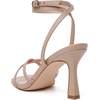 image:imageMostrin Strappy Heels for Women Lace Up Ankle Strap Round Open Toe Stiletto Heels Womens Heeled Sandals for Prom Party DailyLh03nude