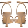 image:imageMostrin Strappy Heels for Women Lace Up Ankle Strap Round Open Toe Stiletto Heels Womens Heeled Sandals for Prom Party DailyNude