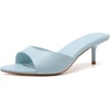 image:imageMostrin Kitten Heels for Women Pointed Toe Vintage Mules Heels Sexy Slip on Stiletto Backless Sandals for Party Wedding DailyBlue