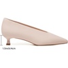 image:imageMostrin Kitten Heels for Women Pointed Closed Toe Heels Low Pumps Shoes for Party Work OfficeNude02