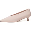 image:imageMostrin Kitten Heels for Women Pointed Closed Toe Heels Low Pumps Shoes for Party Work OfficeNude02