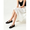 image:imageMostrin Ballet Flats Woven Mary Jane Shoes Women Ballerina Flats Mesh Closed Toe Spring Summer Shoes Casual DressyBlack