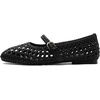 image:imageMostrin Ballet Flats Woven Mary Jane Shoes Women Ballerina Flats Mesh Closed Toe Spring Summer Shoes Casual DressyBlack