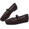 image:imageMostrin Ballet Flats Woven Mary Jane Shoes Women Ballerina Flats Mesh Closed Toe Spring Summer Shoes Casual DressyBurgundy