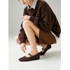 image:imageMostrin Ballet Flats Woven Mary Jane Shoes Women Ballerina Flats Mesh Closed Toe Spring Summer Shoes Casual DressyCoffeebrown