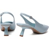 image:imageMostrin Kitten Heels for Women Pointed Toe Pumps Patent Leather Low Heel Slingback Heels with Buckle Dress Shoes for Dating Party WorkingBlue 06