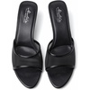image:imageMostrin Kitten Heels for Women Pointed Toe Vintage Mules Heels Sexy Slip on Stiletto Backless Sandals for Party Wedding DailyBlack Mesh