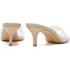 image:imageMostrin Kitten Heels for Women Summer Mules Heels Stiletto Heeled Sandals Slip On Backless Dressy Womens SandalsClear