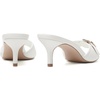 image:imageMostrin Kitten Heels for Women Summer Mules Heels Stiletto Heeled Sandals Slip On Backless Dressy Womens SandalsWhite