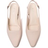image:imageMostrin Womens Chunky Low Heels DOrsay Slingback Block Heel Pumps Closed Square Toe Dress Shoes for Work Office Daily WeddingBeige 03