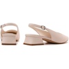 image:imageMostrin Womens Chunky Low Heels DOrsay Slingback Block Heel Pumps Closed Square Toe Dress Shoes for Work Office Daily WeddingBeige 03