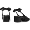 image:imageMostrin Womens Chunky Low Heels DOrsay Slingback Block Heel Pumps Closed Square Toe Dress Shoes for Work Office Daily WeddingBlack Lace 05