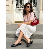 image:imageMostrin Womens Chunky Low Heels DOrsay Slingback Block Heel Pumps Closed Square Toe Dress Shoes for Work Office Daily WeddingBlack Pu 05