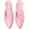 image:imageMostrin Womens Chunky Low Heels DOrsay Slingback Block Heel Pumps Closed Square Toe Dress Shoes for Work Office Daily WeddingPink 03