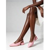 image:imageMostrin Womens Chunky Low Heels DOrsay Slingback Block Heel Pumps Closed Square Toe Dress Shoes for Work Office Daily WeddingPink 03