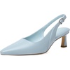 image:imageMostrin Kitten Heels for Women Slingback Pointed Closed Toe Heels Womens Pumps Shoes for Wedding Party CommutingLight Blue13