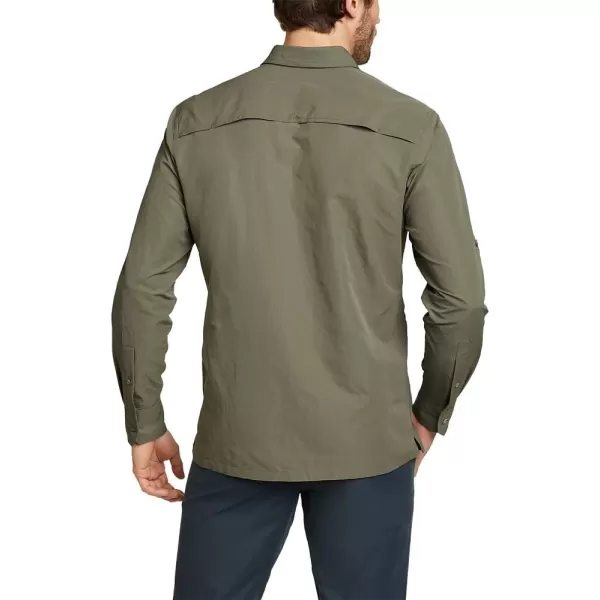 Eddie Bauer Mens Ripstop Guide LongSleeve ShirtSprig