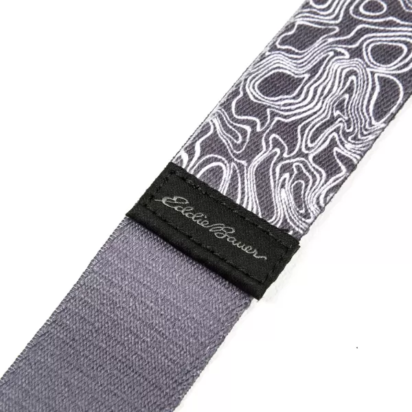 Eddie Bauer Mens Active Stretch Webbing Belts with Quick Release Buckle Multiple Colors One Size Fits MostTopographic