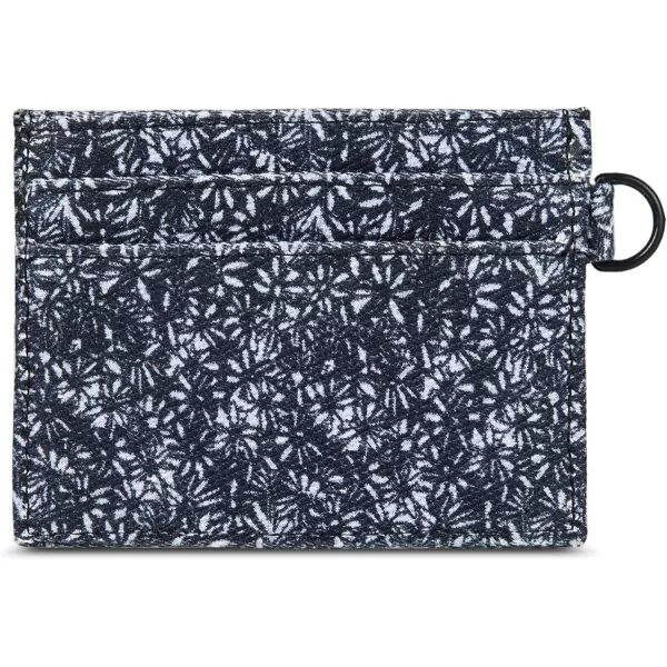 Eddie Bauer Mens Pioneer Printed Cotton Card CaseBlue