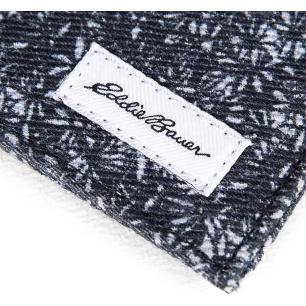 Eddie Bauer Mens Pioneer Printed Cotton Card CaseBlue