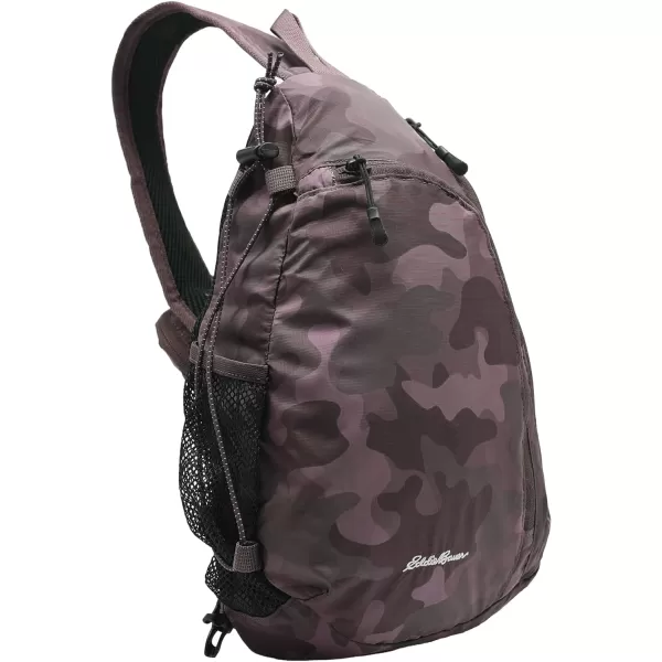 Eddie Bauer Ripstop 8L Shoulder Sling Pack with Padded AirMesh Adjustable Crossbody Strap Camo One SizeMisty Rose One Size