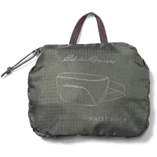 Eddie Bauer Stowaway Packable WaistpackMade from Ripstop Polyester with 2 Secure Zip PocketsOnyx