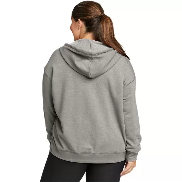 Eddie Bauer Womens Cozy Camp FullZip HoodieHeather Gray