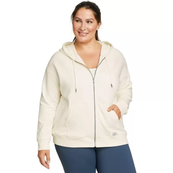 Eddie Bauer Womens Cozy Camp FullZip HoodieIvory