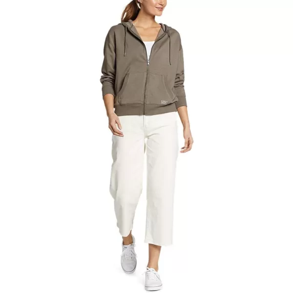 Eddie Bauer Womens Cozy Camp FullZip HoodieIvory