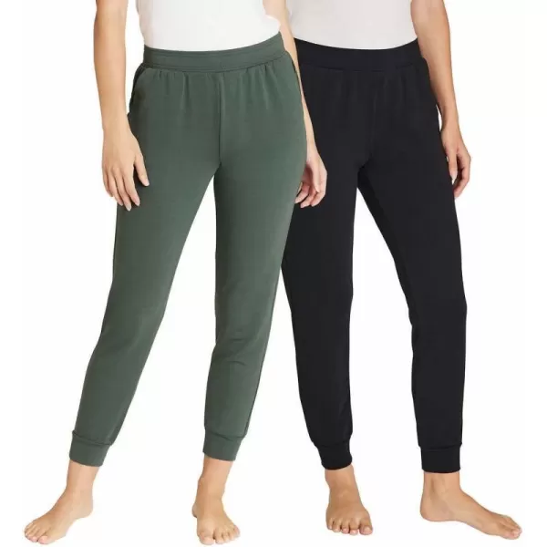 Eddie Bauer Womens 2Pack Lounge JoggersOlive