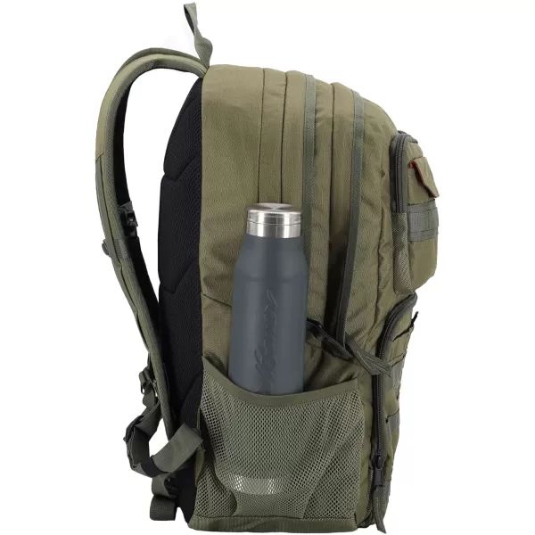 Eddie Bauer Cargo Backpack with Organization Compartments and HydrationLaptop Compatible Sleeve Moss Grey 30LMoss Grey