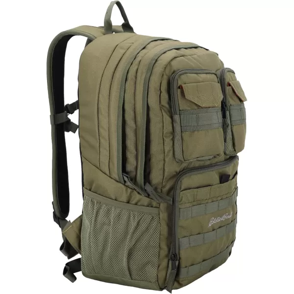 Eddie Bauer Cargo Backpack with Organization Compartments and HydrationLaptop Compatible Sleeve Moss Grey 30LMoss Grey