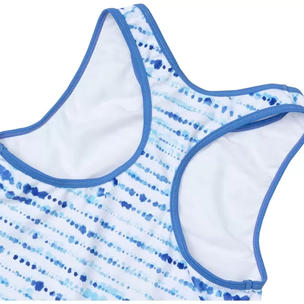 Eddie Bauer Girls Tankini Swim Set  UPF 50 Quick Dry Tankini and Bikini Bottom Swimsuit for Girls XSXLBright White