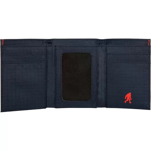 Eddie Bauer Men Signature Trifold Wallet Available Cotton Canvas Or Ripstop NylonRipstop Nylon Navy