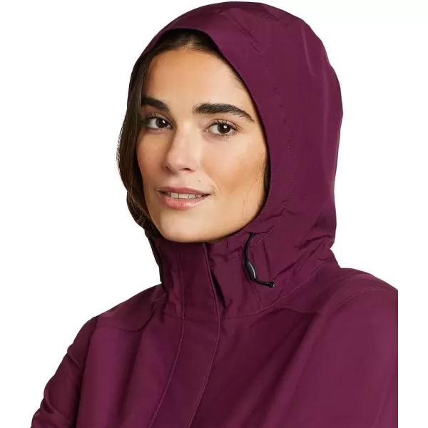 Eddie Bauer Womens Cloud Cap Stretch 20 ParkaDk Plum