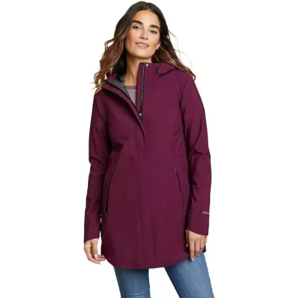 Eddie Bauer Womens Cloud Cap Stretch 20 ParkaDk Plum