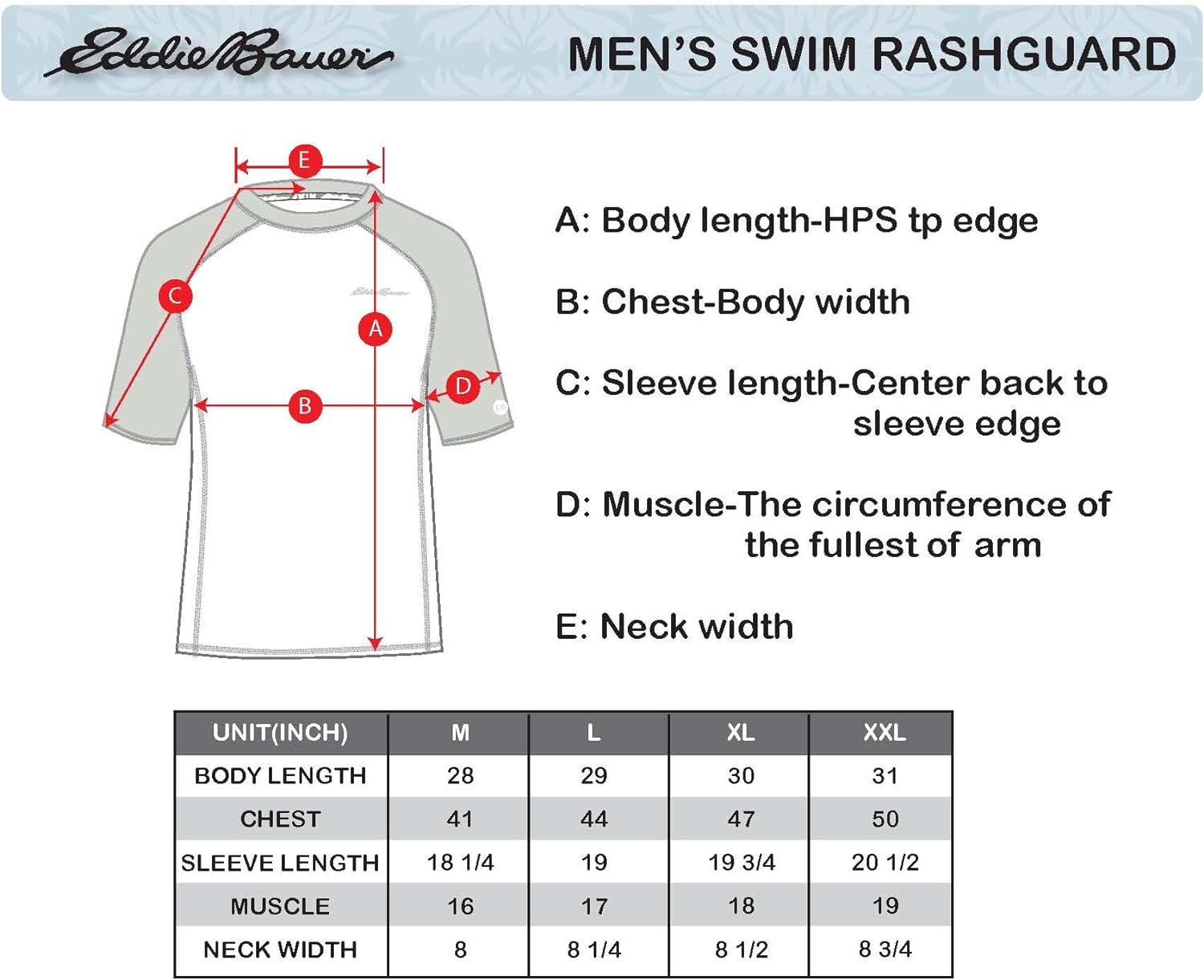 Eddie Bauer Mens Short Sleeve Colorblock Rashguard Shirt  UPF 40 Sun Protection  Tailored for Outdoor PursuitsCement