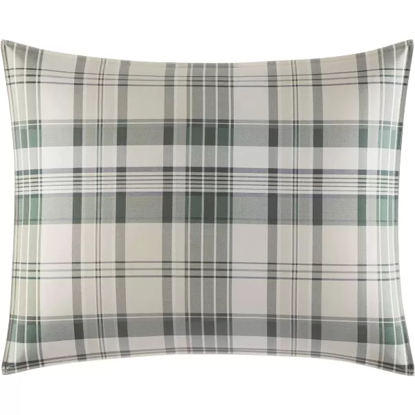 Eddie Bauer  Twin Duvet Cover Set Cotton Reversible Bedding with Matching Sham Plaid Home Decor for All Seasons Timbers Evergreen TwinFull