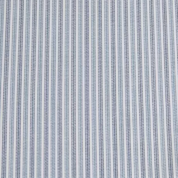 Eddie Bauer  Twin Sheets Cotton Percale Bedding Set Crisp amp Cool Home Decor Eddies Oar 3 pieces Twin White and BlueTwin Ticking Stripe BlueWhite